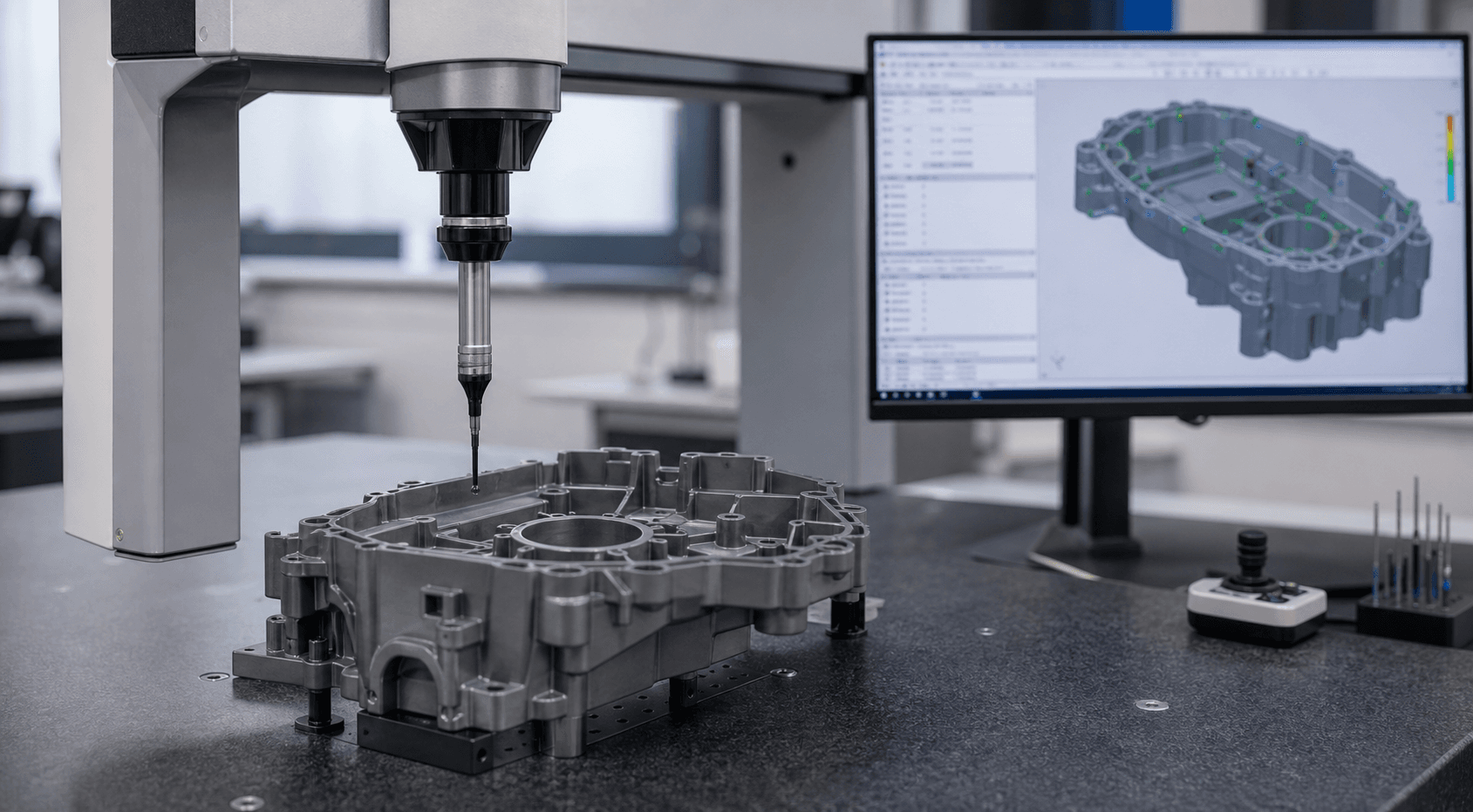 Inspection equipment used for checking manufactured components